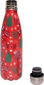 Χριστουγεννιάτικo Μπουκάλι Νερού 500ml A-S Red 208516