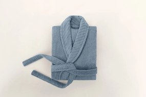 Bathrobe Set (2 Pieces) 1051A-044-1 Blue