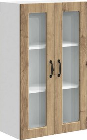 vidaXL Ραφιέρα τοίχου PORTO Artisan Δρυς 60 x 31 x 100 εκ.