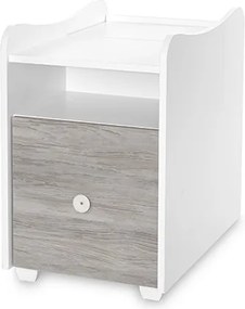 BED TREND PLUS NEW 70/160 WHITE/ARTWOOD