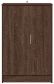vidaXL Παπουτσοθήκη Καφέ Δρυς 60 x 35 x 92 εκ. από Επεξεργασμένο Ξύλο