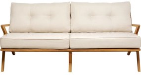 Καναπές Τριθέσιος  Honolulu Ύφασμα Μπεζ 74.4x180x93.5εκ. - Μπεζ