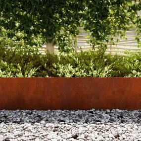 vidaXL Περίγραμμα γκαζόν 30 pcs 100 x 0,05 x 30 εκ Σκ rusty
