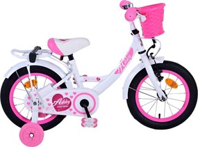 Ashley 14 Inch 22,5 cm Girls Coaster Brake White/Pink