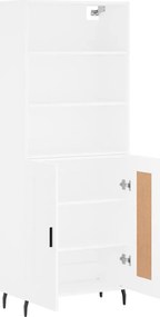 vidaXL Ντουλάπι Λευκό 69,5x34x180 εκ. από Επεξεργασμένο Ξύλο