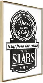 Αφίσα - Way to the Stars  - 20x30 - Χρυσό - Χωρίς πασπαρτού