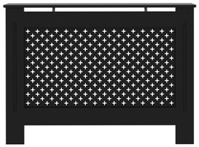 vidaXL Κάλυμμα Καλοριφέρ Μαύρο 112 x 19 x 81,5 εκ. από MDF