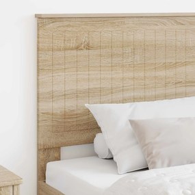 vidaXL Κεφαλάρι με κεφαλάρι Δρύς Sonoma 100 cm Επεξεργασμένο ξύλο