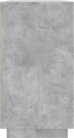 vidaXL Ντουλάπι Γκρι Σκυροδέματος 80x34x75 εκ. Επεξεργασμένο Ξύλο
