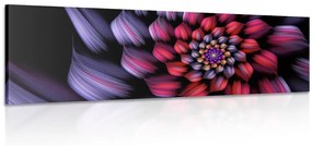 Εικόνα φαντασίας πολύχρωμο λουλούδι - 135x45