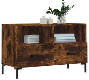 vidaXL Έπιπλο Τηλεόρασης Καπνιστή Δρυς 80x36x50 εκ. Επεξ. Ξύλο