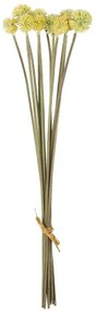 Τεχνητό Μπουκέτο Dandelion 21363 54cm Yellow GloboStar Πολυαιθυλένιο