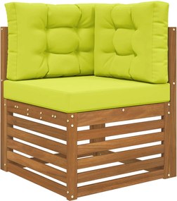 vidaXL Μαξιλάρι Καναπέ Εξωτερικού Χώρου 3 pcs Πράσινο Πολυεστέρας