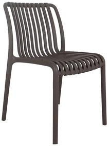 MODA Καρέκλα-Pro Στοιβαζόμενη PP - UV Protection, Απόχρωση Mocha 48x57x80cm Ε3801,3
