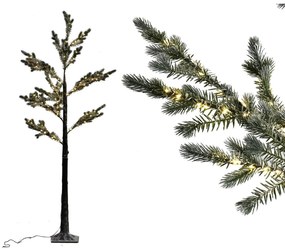 180 LED Δεντράκι Εσωτ. & Εξωτ. Χώρου Με 8 Προγράμματα Και Μετασχηματιστή Θερμό Λευκό Φως 180cm