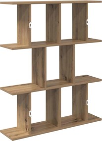 vidaXL Ράφι Τοίχου Artisan Δρυς 102 x 20 x 96 εκ Επεξεργασμένο Ξύλο