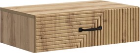 VidaXL Τραπεζάκι Τοίχου 59 x 34,5 x 17 εκ. Επεξεργασμένο Ξύλο