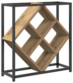 vidaXL Ράφι κρασιών Artisan Oak 51x18x52,5 εκ Επεξεργασμένο ξύλο
