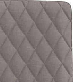 vidaXL Πολυθρόνες Τραπεζαρίας 2 τεμ. Taupe Υφασμάτινες