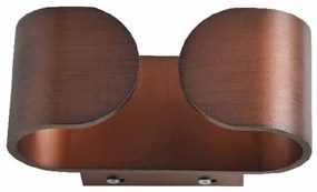 Απλίκα Τοίχου LED Aca Nephele L35049WD Wood