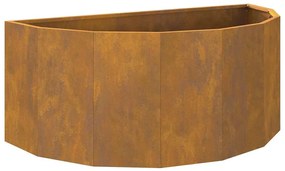 vidaXL Γλάστρα Σκ rusty 90 x 45 x 35 cm Ατσάλι Σκληρυθέν στον Αέρα