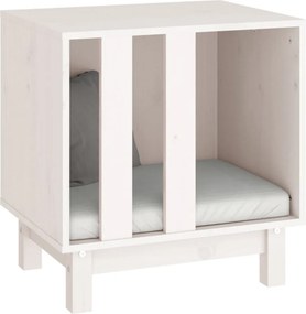 vidaXL Σπίτι Σκύλου Λευκό 50 x 40 x 52 cm
