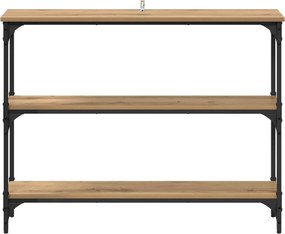 vidaXL Τραπέζι κονσόλας Artisan Oak 100 x 22,5 x 75 εκ