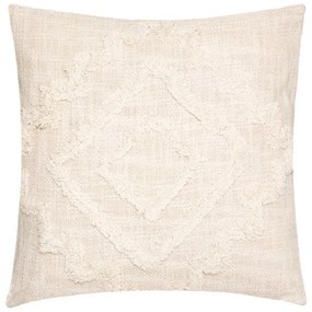 Μαξιλάρι διακοσμητικό Ferdel Pakoworld ύφασμα σε ιβουάρ απόχρωση 40x40εκ 199-000618-199-000618-Μπεζ 199-000618