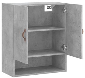 vidaXL Ντουλάπι Τοίχου Γκρι Σκυρ. 60x31x70 εκ. Επεξεργασμένο Ξύλο