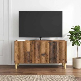 VidaXL Ντουλάπι TV 99 x 34,5 x 50 εκ. Παλαιωμένο ξύλο