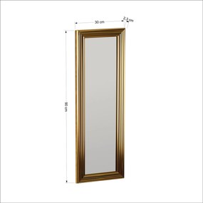 Καθρέπτης Χρυσό CLAORI 30x3x90