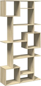 vidaXL Βιβλιοθήκη Χρώμα Sonoma Δρυς 92x29x188 εκ. Επεξεργασμένο Ξύλο