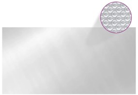 vidaXL Κάλυμμα Πισίνας Ασημί 600x300 εκ. από Πολυαιθυλένιο