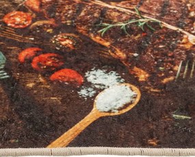vidaXL Χαλί Κουζίνας Πλενόμενο Πολύχρωμο 60x180 εκ.