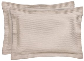 Ζεύγος Μαξιλαροθήκες Καπιτονέ (50x70) Das Home 9634 Taupe