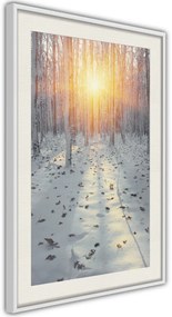 Αφίσα - Frosty Sunset - 30x45 - Μαύρο - Χωρίς πασπαρτού