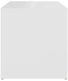vidaXL Τραπέζι Βοηθητικό Λευκό 59 x 36 x 38 εκ. από Επεξ. Ξύλο
