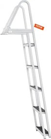 VEVOR bathing ladder boat ladder removable 5 steps 159kg load capacity 610x455x1825mm