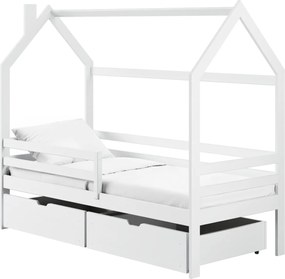 Κρεβάτι Σπιτάκι Montessori - LILA 80x200 white