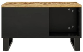 Τραπεζάκι Σαλονιού 60 x 50 x 35 εκ. από Μασίφ Ξύλο Μάνγκο - Καφέ