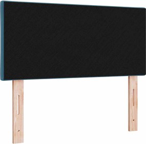 vidaXL LED κεφαλάρι Σκούρο Μπλε 100 cm Βελούδο