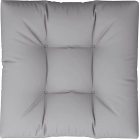 vidaXL Μαξιλάρι Παλέτας Γκρι 80 x 80 x 12 εκ. Υφασμάτινο
