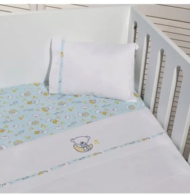 Baby Oliver Des.181 Σεντόνια Κούνιας Σετ 3 τεμ με κέντημα 110x160