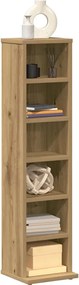 vidaXL Ντουλάπι CD Artisan Oak 21x20x88 cm Κατασκευασμένο ξύλο