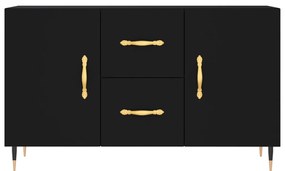 vidaXL Ντουλάπι Μαύρο 100x36x60 εκ. από Επεξεργασμένο Ξύλο