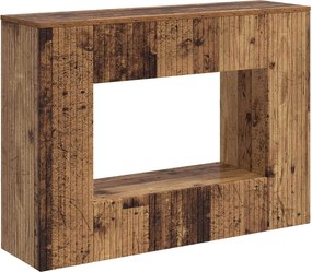 vidaXL Τραπέζι κονσόλας Παλιό ξύλο 101 x 29 x 74 εκ.