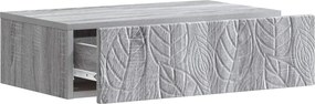 vidaXL Τραπεζάκι Τοίχου 59 x 34,5 x 17 εκ. Επεξεργασμένο Ξύλο