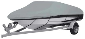 vidaXL Κάλυμμα Σκάφους Γκρι 440x180x40 εκ.