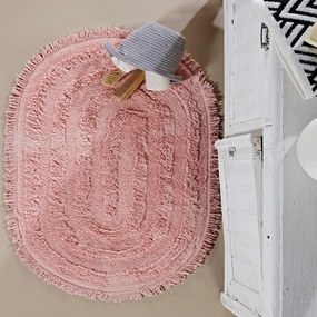 Πατάκι Μπάνιου Ronan 14 Salmon Pink Kentia 70Χ110 100% Cotton