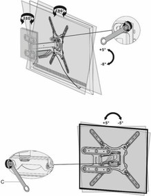 Βάση Τηλεόρασης STELL SHO 7600 [[N/A]]